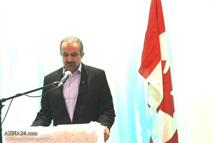 تقرير مصور/ شخصيات سياسية وثقافية تشارك بمناسبة ولادة امير المؤمنين (ع) في أوتاوا الكندية