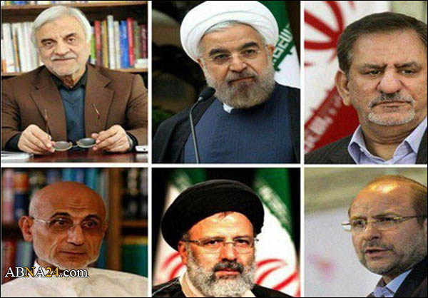 تعرف على المرشحين الستة لانتخابات الرئاسة في إيران