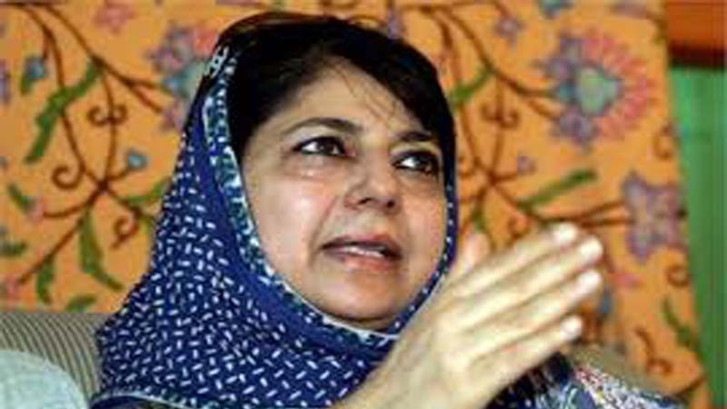 کشمیر کے حالات بہتر بنانے کے لیے محبوبہ مفتی کی عوام سے اپیل