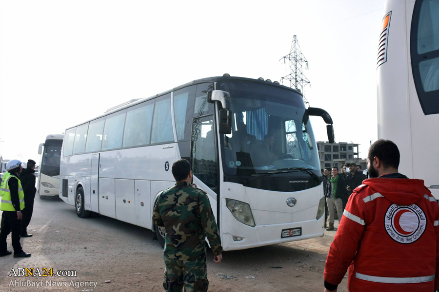 Berita Bergambar: Penduduk Foua Dan Kefraya Tiba Di Aleppo