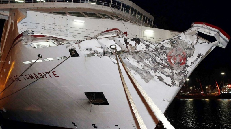 Pelo menos 13 feridos em acidente de ferry nas ilhas Canárias