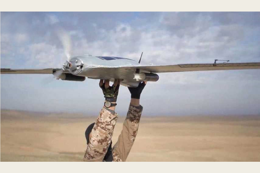 الطيران العراقي يدمر مقر طائرات مسيرة لداعش التكفيري بالموصل