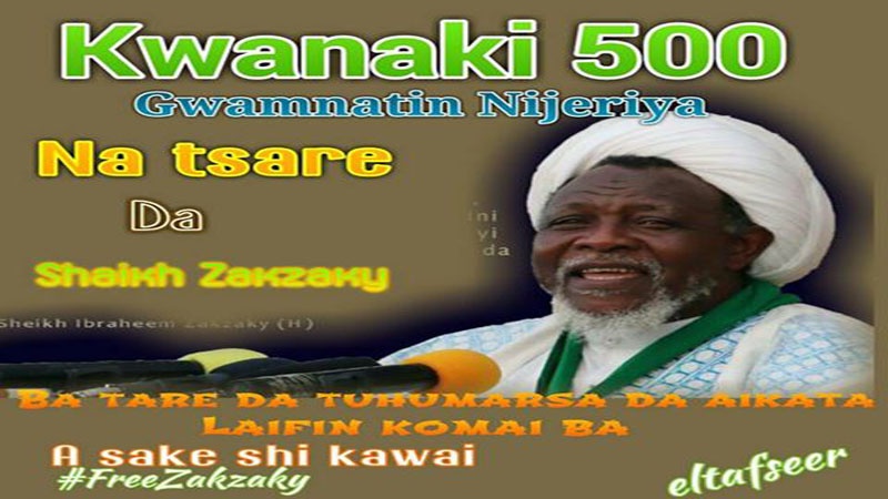 Ana Gamgamin Cika Kwanaki 500 Da Tsare Shaikh Zakzaky