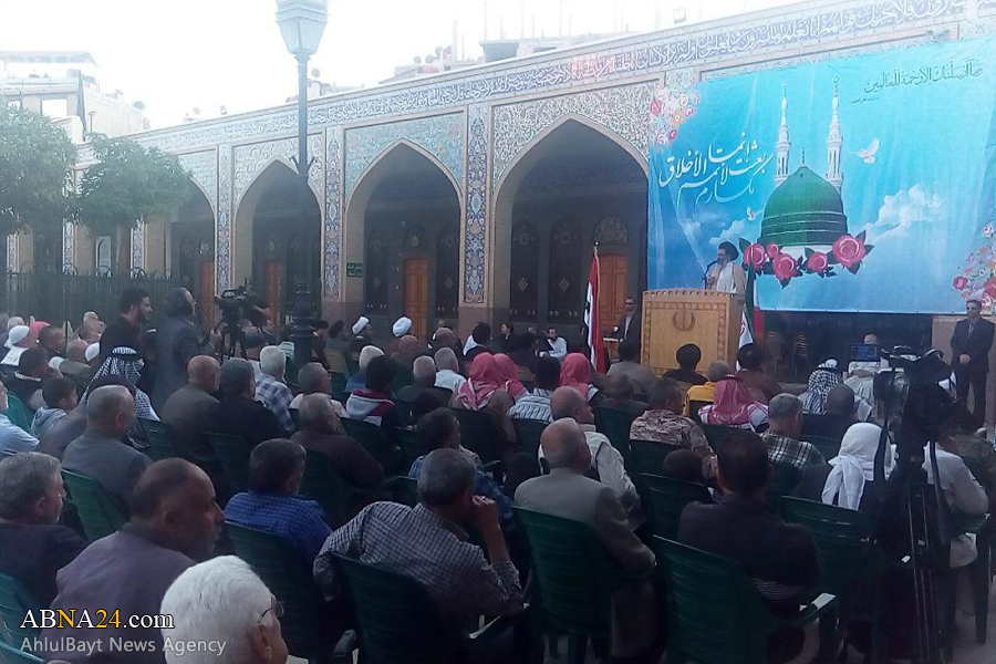 حرم حضرت زینب(س) میں جشن عید بعثت کا انعقاد+ تصویریں
