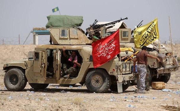 اللواء 11 في الحشد يسيطر على عجلة مفخخة وجهده الهندسي يعالجها جنوب غرب الحضر
