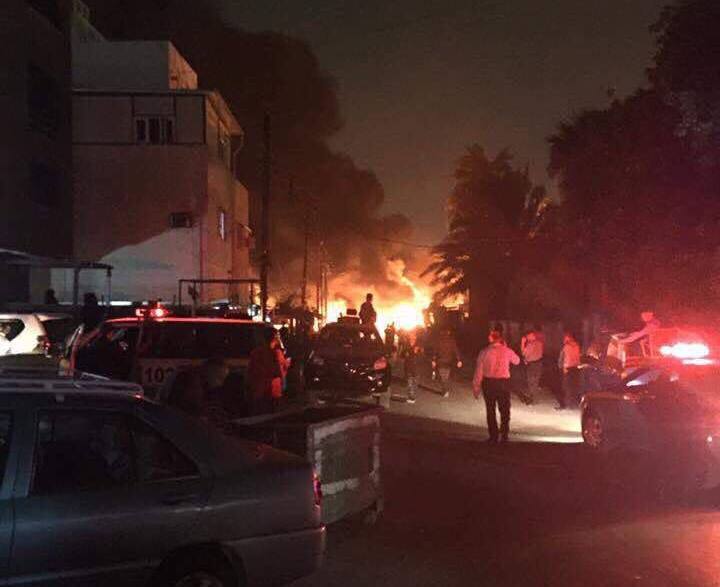 الداخلية توضح ملابسات تفجير الكرادة وتؤكد: الحصيلة 9 شهداء وجرحى + (صور)