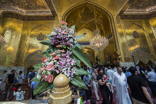Hazrat Abbas (a.s) holy shrine decorated for Sha’ban eids / Pics