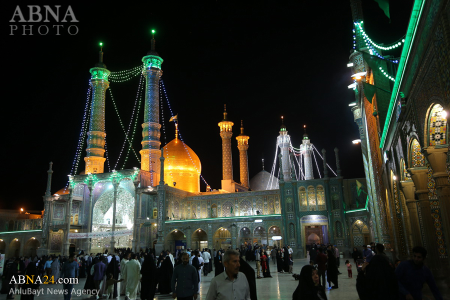 تقرير مصور/ الاحتفال بمناسبة ولادة الامام الحسين (ع) داخل حرم السيدة المعصومة (ع)