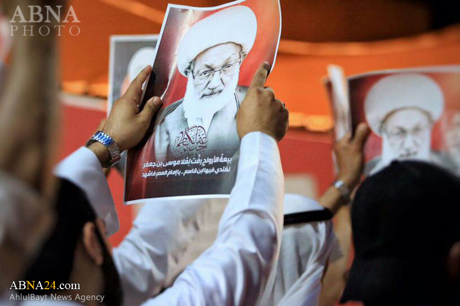 البحرينيون يواصلون تظاهراتهم ويتضامون مع آية الله الشيخ "عيسى قاسم" +(صور)