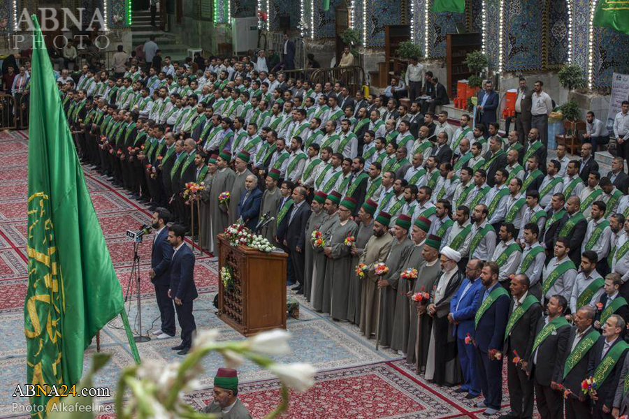 تقرير مصور/ ضيوف مهرجان ربيع الشهادة الثقافي يؤدون مراسم الزيارة بمناسبة ولادة السيد أبي الفضل العبّاس(ع)