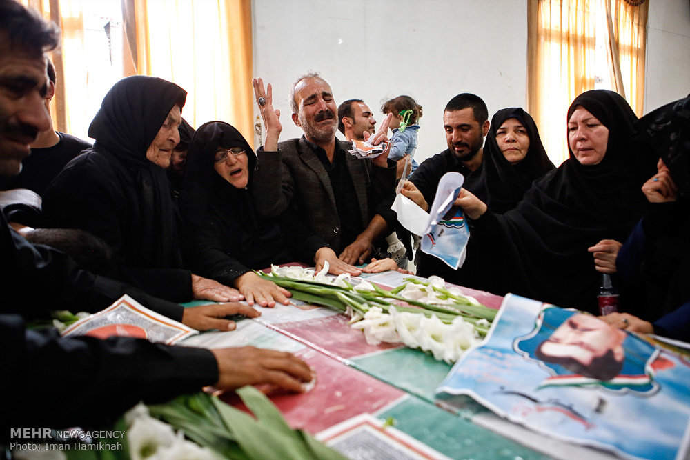 تصویری رپورٹ: دفاع مقدس کے تازہ تلاش کئے گئے شہداء کا استقبال