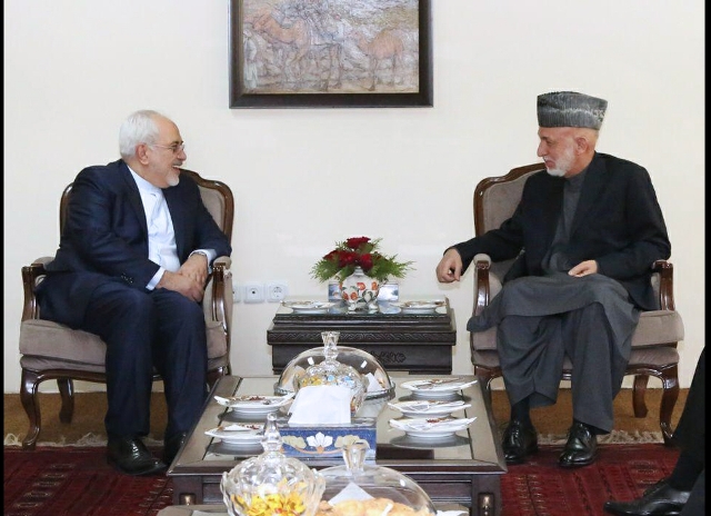 Iran's FM discuss fight against terrorism with former Afghan President