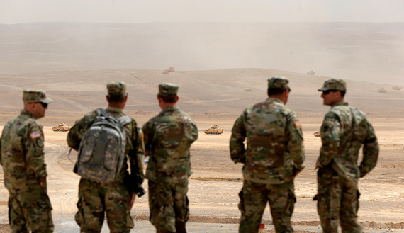 US, British, Jordanian forces read to enter Syria