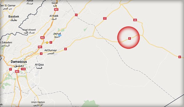 Syrian army in battle with terrorists along Damascus-Baghdad highway