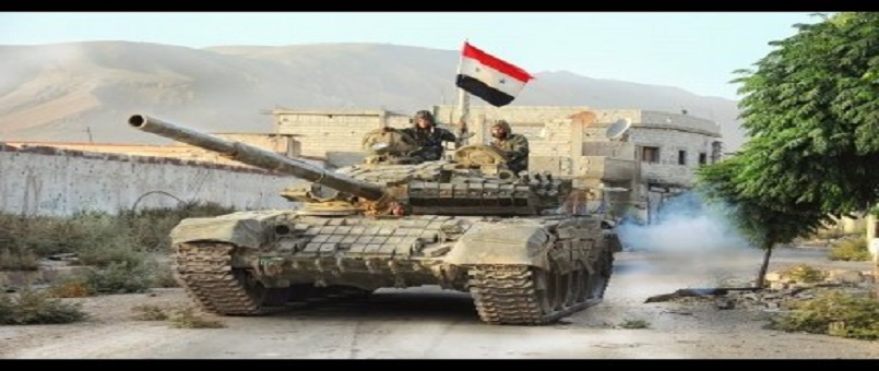 Suriye ordusu Şam’ın doğusundan Irak sınırına ilerliyor