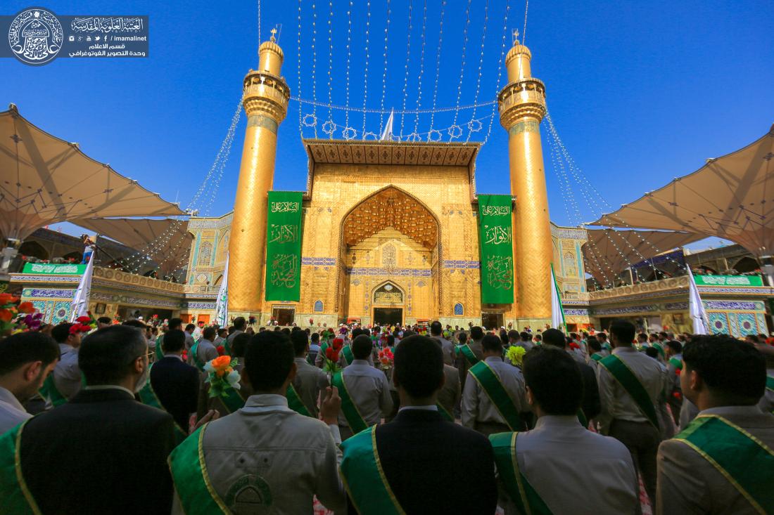 تقرير مصور/ إحياء ذكرى ولادة علي الأكبر (ع) في رحاب مرقد أمير المؤمنين (ع)