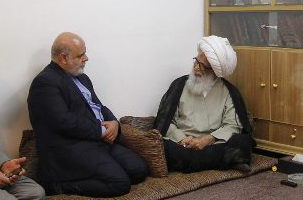 Senior Shia scholar receives Iranian ambassador to Iraq