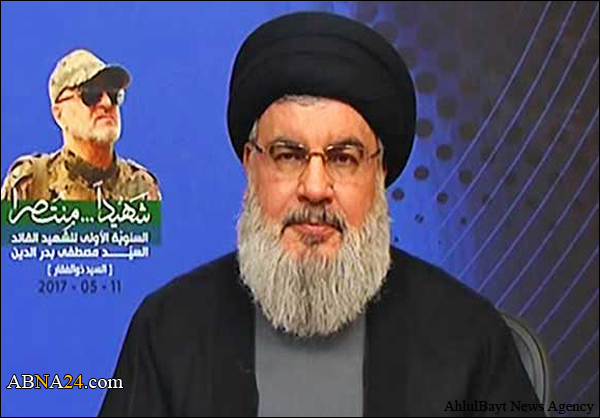 كلمة للسيد نصر الله في الذكرى السنوية للشهيد "مصطفى بدر الدين"