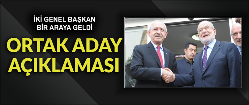 Ortak aday açıklaması