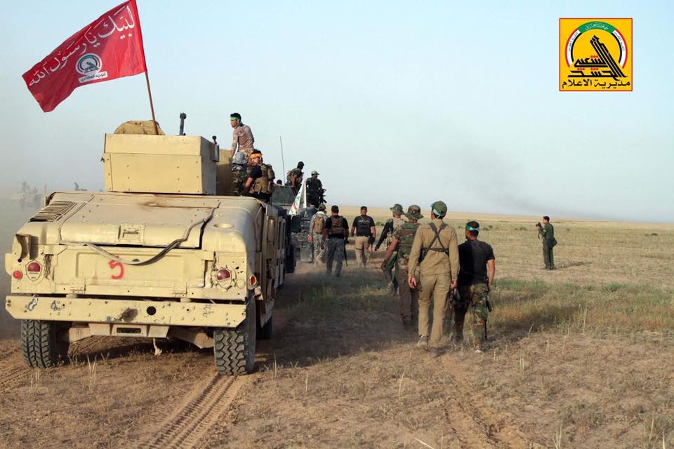 الحشد الشعبي يقطع الطريق الرئيسي بين القيروان وقضاء سنجار ويحرر قرى بنينوى