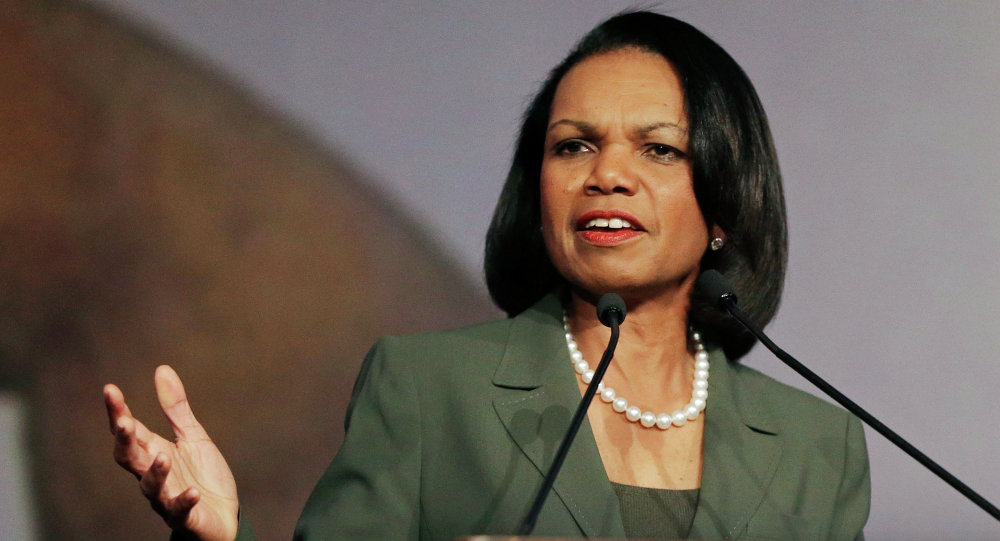  Condoleezza Rice nomme le véritable but poursuivi par les USA lors de l’invasion de l’Irak
