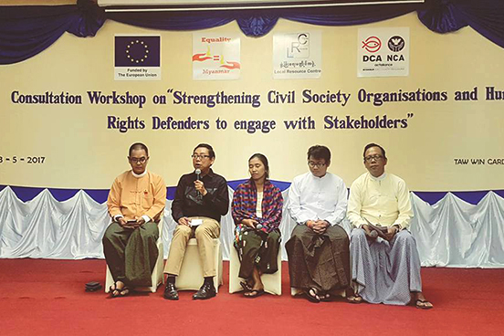 လူ႔အခြင့္အေရးခ်ိဳးေဖာက္ခံရမႈမ်ားကို အစိုးရႏွင့္ လူ႔အခြင့္အေရးေကာ္မရွင္ ေဆာင္ရြက္မႈ အားနည္းေနေသးဟုဆို