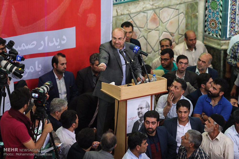 تصويري رپورٹ: صدارتی انتخابات کے امیدوار، محمد باقر قالیباف کا دورہ ورامین