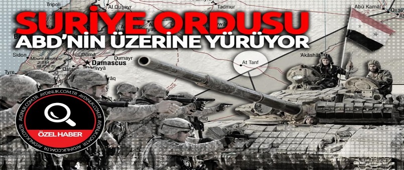 Suriye ordusu ABD'nin üzerine yürüyor