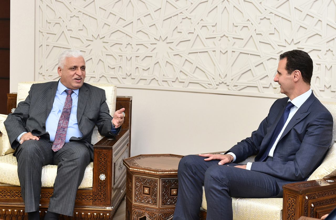 Iraqi PM sends message to President Assad on cooperation in combating terrorism