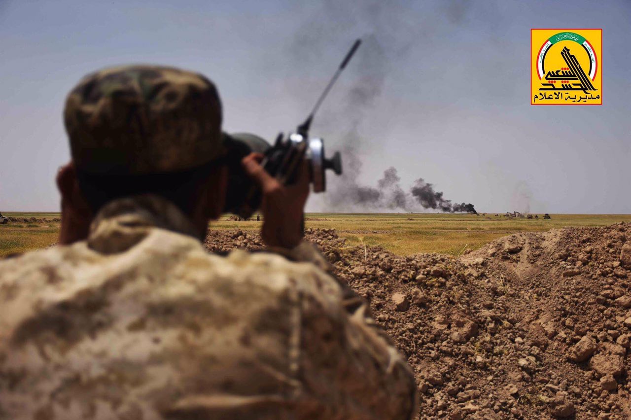 الحشد الشعبي يكشف عن تعزيزات عسكرية كبيرة ارسلها داعش للبعاج والقيروان