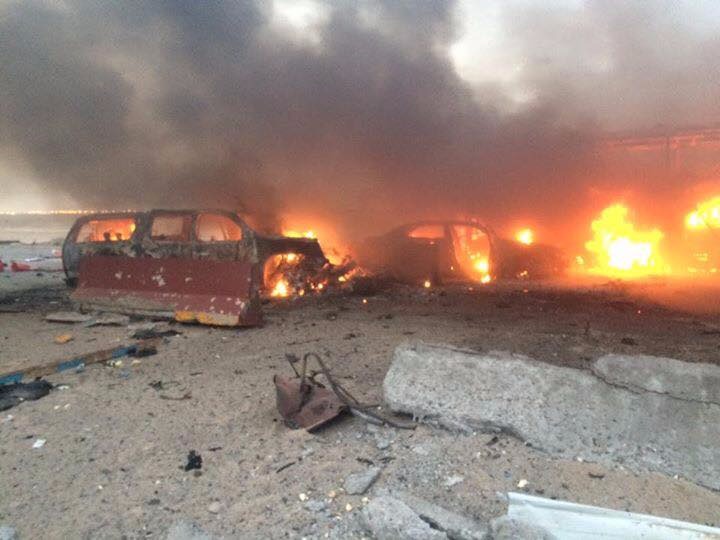 عملية انتحارية لداعش الوحشي في البصرة يسفر عن استشهاد وجرح 15 شخصيا+(صور)