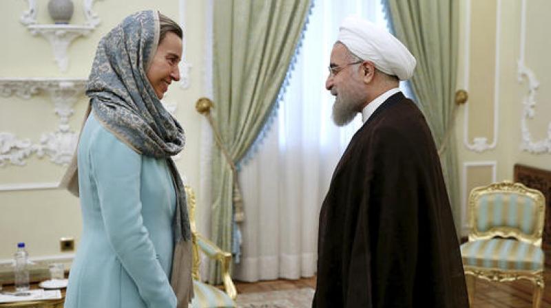 Mogherini congratulates Rouhani on re-election