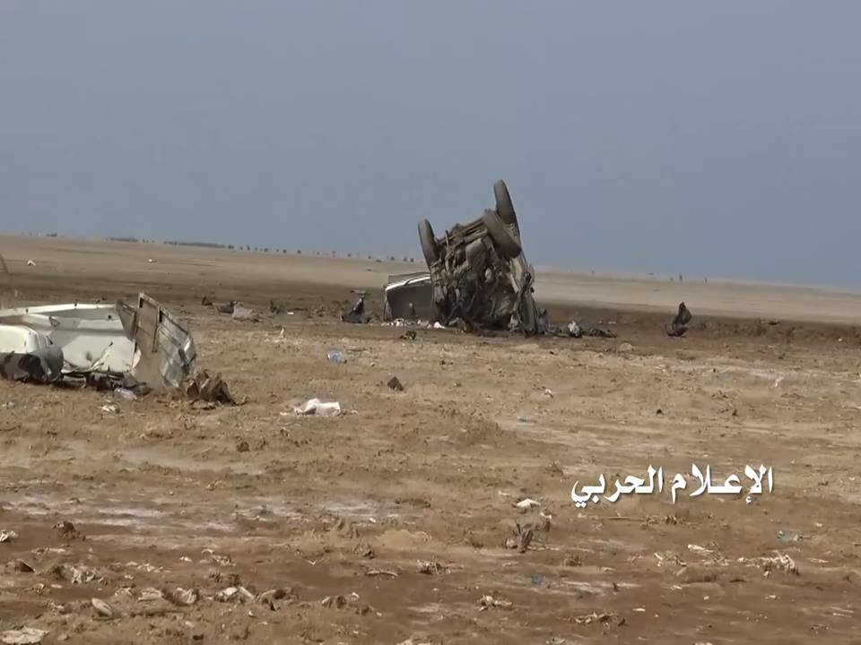الجيش اليمني يدمر 11 آلية عسكرية لمرتزقة السعودية باتجاه شمال ميدي