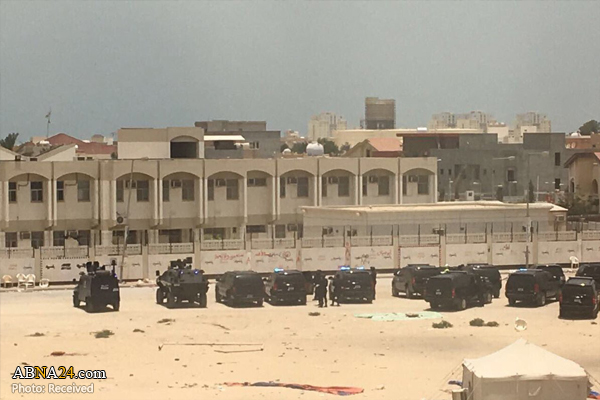 فيديو/ تواجد أمني كثيف بالقرب من منزل "الشيخ عيسى قاسم" بالدراز