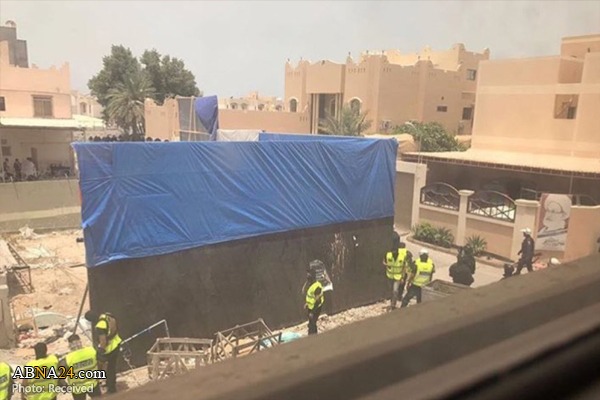 إطلاق متعمّد للمسيّل­ات داخل منزل ال­مرجع الديني آية الله "الشيخ عيسى قاسم" + (صور)