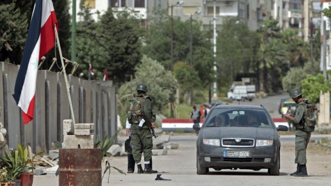 Syrian forces destroy booby-trapped car with two terrorists in Damascus 