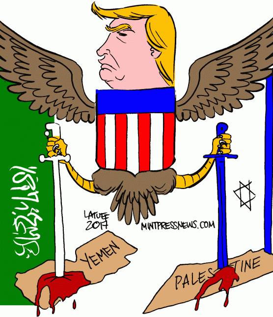 Trump Refuerza Alianza Imperialista con los Regímenes Terroristas del Sionismo y Wahabismo