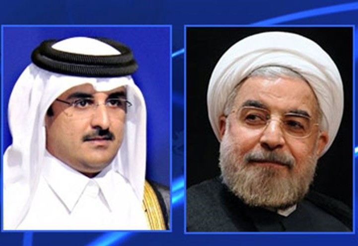 أمير قطر يؤكد في اتصال هاتفي للرئيس روحاني العلاقات التاريخية المتينة مع إيران