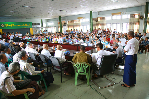 ပြဲ႐ုံတန္း မေျပာင္းေရႊ႕ေရး ဘုရင့္ေနာင္ ကုန္စည္ဒုိင္ဥကၠ႒ အာမခံ