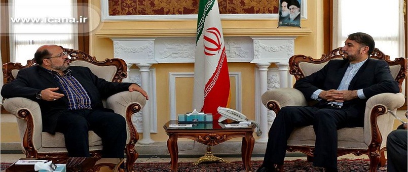 Hamas’ın Tahran Temsilcisiyle Görüşen Emir Abdullahiyan: ‘İran’ın Filistin Halkına Yönelik Çok Yönlü Desteği Devam Ediyor’