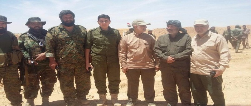 General Kasım Süleymani Suriye sınırında görüntülendi