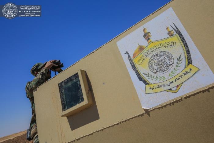 تقرير مصور/ مقاتلو فرقة الإمام علي (ع) القتالية التابعة للعتبة العلوية صائمون ومرابطون في غرب الموصل
