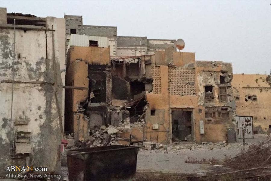 Saudi regime destroyed over 300 homes, mosques in besieged Shia town