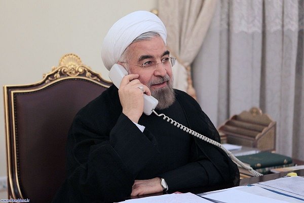 صدر مملکت ڈاکٹر حسن روحانی کی آذربائیجان کے صدر الہام علی اوف سے ٹیلیفون پر گفتگو