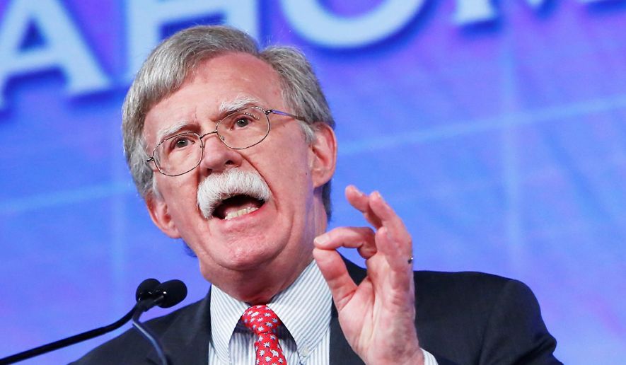 Bolton: Trump won’t solve Israel, Palestinian conflict