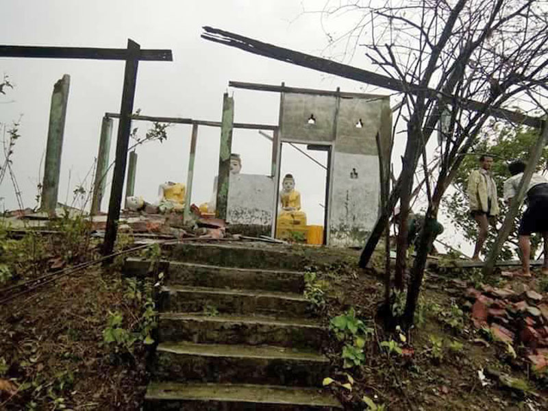 မိုရာမုန္တိုင္းေၾကာင့္ ရခိုင္၊ ခ်င္းႏွင့္ ဧရာ၀တီတိုင္းတို႔တြင္ ပ်က္စီးမႈမ်ားဟု လူ/ကယ္ျပန္ ေျပာ