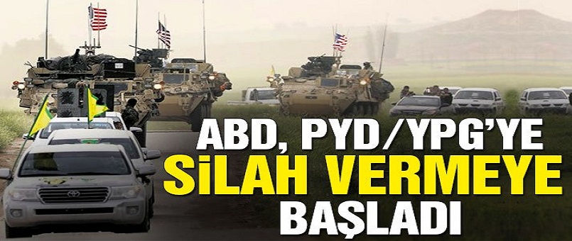 ABD, PYD’ye silah göndermeye başladı
