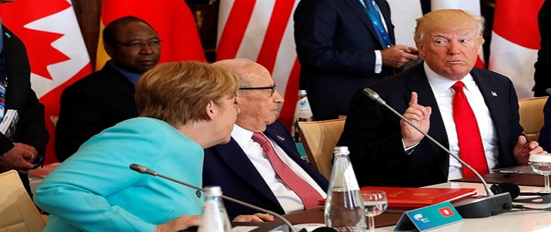 Trump'tan Merkel'e tehdit