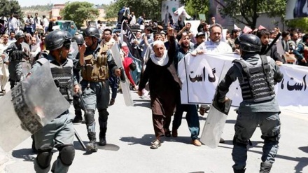 Demonstration nach Anschlag in Kabul