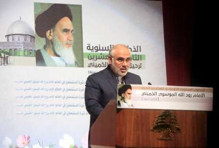 Iran's ambassador to Lebanon hails path set by late Imam Khomeini